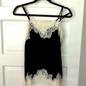Black lace camisol. Never worn